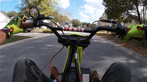 mini bike wheelies youtube