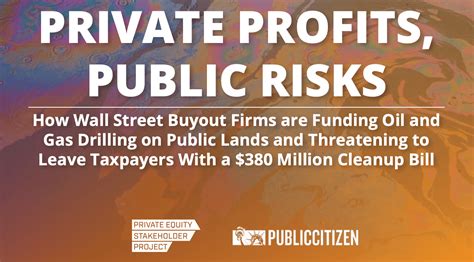 Private Profits Public Risks Private Equity Stakeholder Project PESP