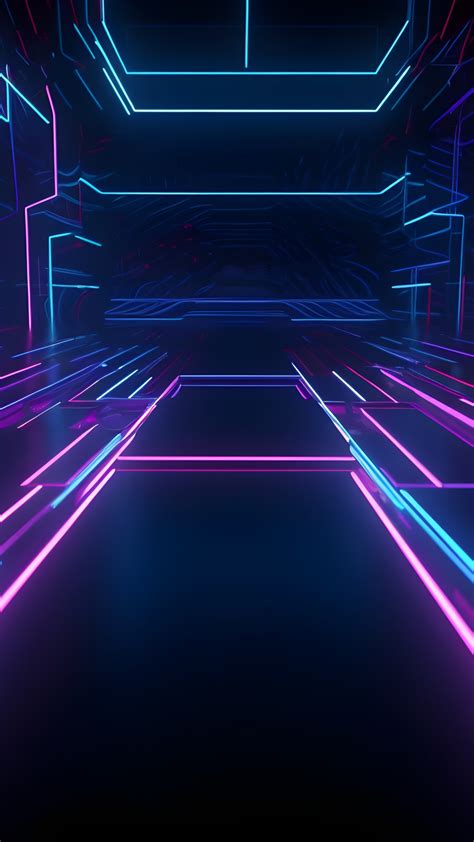 Purple Wallpaper 4k Neon Lights 5k Futuristic