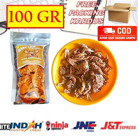 Jual BABYCRAB 100 Gram CRABY KRIPS BABY CRAB CRISPY CRAB CRISPY