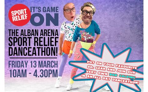 Alban Arena is fundraising for Sport Relief