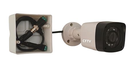 Kit Caixa De Sobrepor Cftv Organizadora Balun Bomplasti