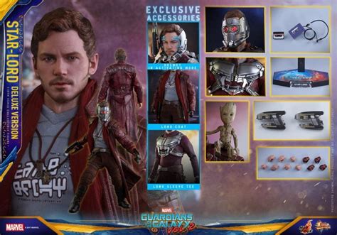 Hot Toys Guardians Of The Galaxy Vol 2 1 6 STAR LORD Collectible Figure Figures