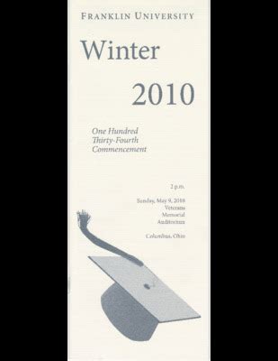 "Winter 2010 Commencement" by Franklin University