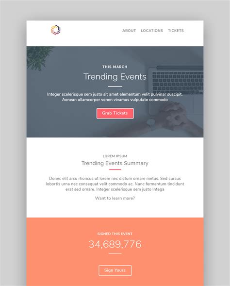 Mailchimp Event Templates