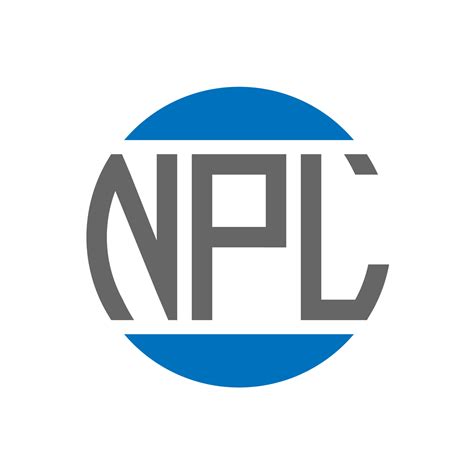 Npl Letter Logo Design On White Background Npl Creative Initials