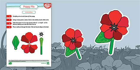 Project Poppy Poppy Pin Hecho Por Educadores Twinkl