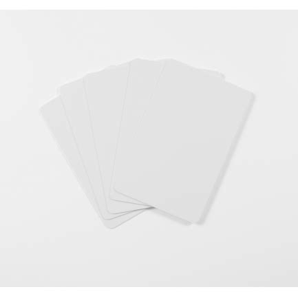 Blank Plastic Cards White Datacard Shop