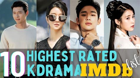 Top 10 Highest Rated Kdrama Imdb List Youtube