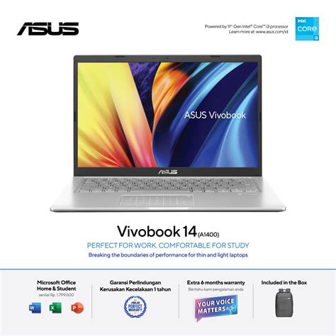 Asus Official Store Megacom Id Asus Vivobook A Ea Fhd