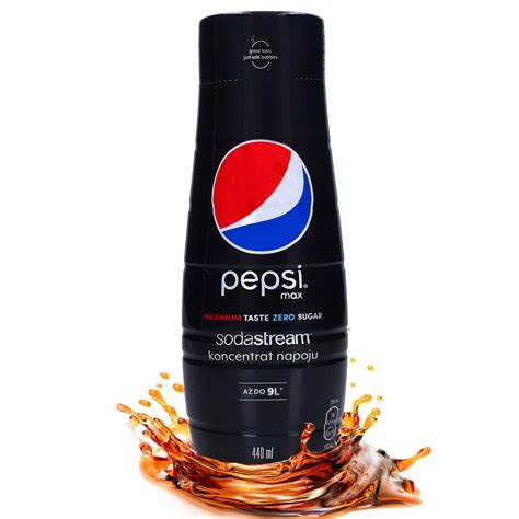 Syrop Koncentrat Sok Do Saturatora Sodastream Pepsi Cola Max 440m Bez