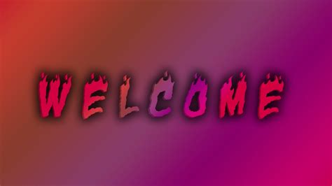 Channel Banner Speed Art Welcome To My Channel Youtube