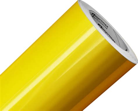 Adesivo Gold Alto Brilho Amarelo Médio 1 40m Imprimax Pek Screen