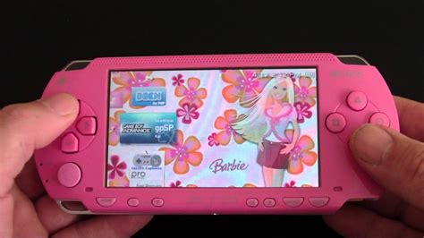 Custom Sony Psp Pink Barbie Themed Playstation Portable Mint