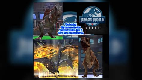 Unlocking Tyrannometrodon Quetzalcoatlus Gen And Toro Jurassic