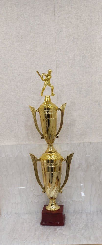 Golden Brass Cricket Winner Trophy Shape Cup At Rs 1200 Piece In