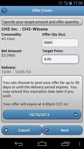 CHS Grain Trading | Agriculture Apps | Farms.com