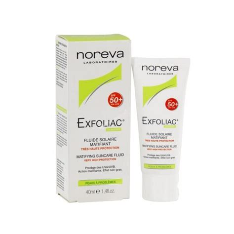 Noreva Exfoliac Creme Fluid Solaire Spf Ml