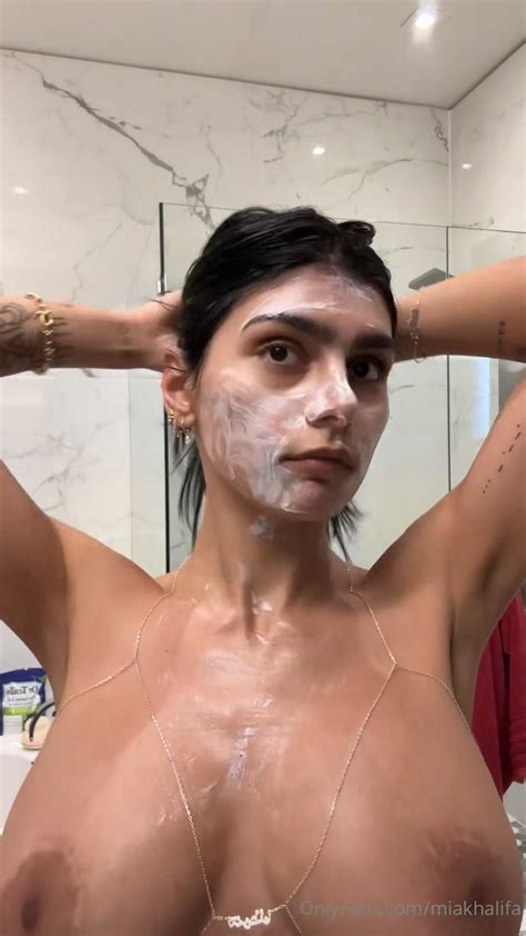 Mia Khalifa Nude Shower Prep Part 2 OnlyFans Video Leaked Influencers