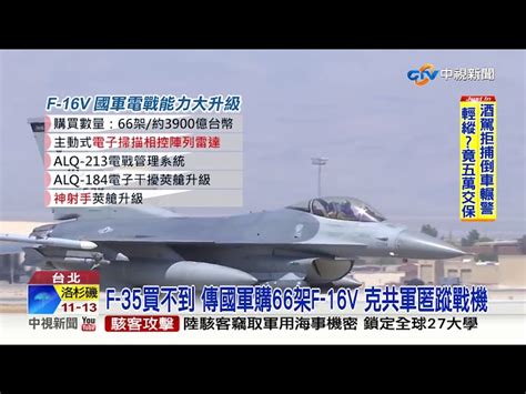 傳國軍採購66架f 16v 空軍向美申請新式戰機│中視新聞 20190307