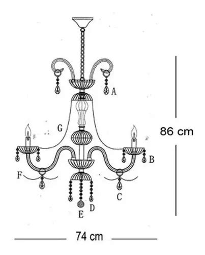 Lustre De Cristal Leg Timo K Bra Os Champanhe Dourado Cor