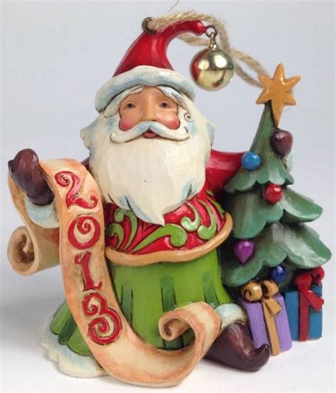 Jim Shore 4037404 Santa Dated 2013 Ornament Collectible T