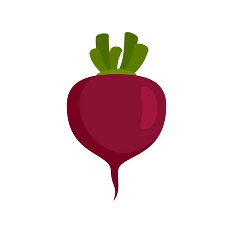 Icono De Remolacha Vegana Ilustraci N Plana Del Icono De Vector De