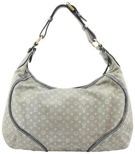 Louis Vuitton Grey Monogram Mini Lin Manon Mm Hobo Idylle Artsy S214lv Bagriculture