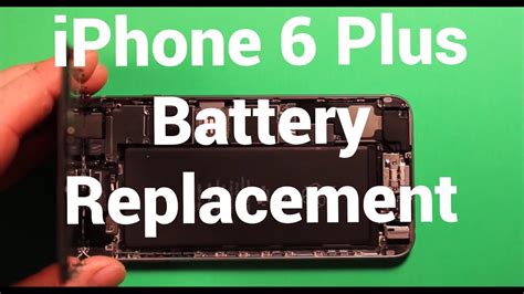 Iphone Plus Battery Replacement How To Change Youtube