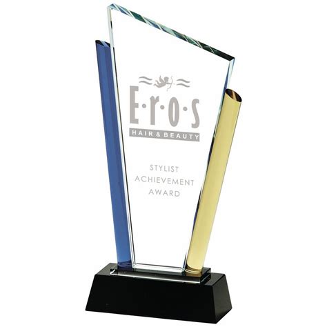 Corporate Glass Award - Glass Trophies from OnlineTrophies