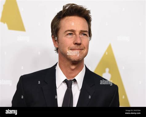 Edward Norton Arrives At The 87th Academy Awards Nominees Luncheon At