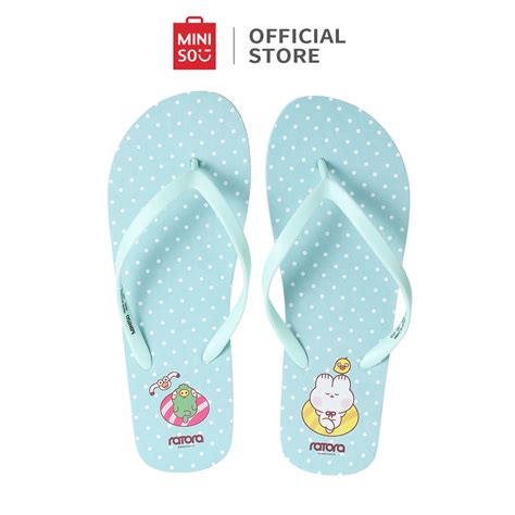 Miniso Sandal Jepit Wanita Women S Flip Flops Ratora Series Ringan Dan