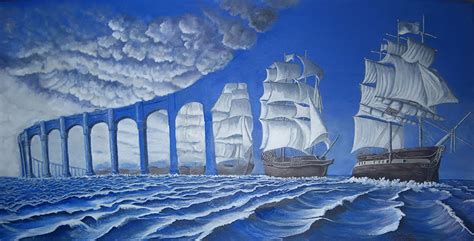 Mind Twisting Optical Illusion Paintings By Rob Gonsalves