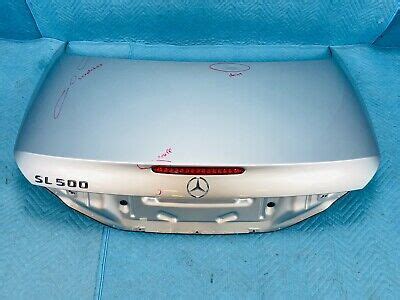 Mercedes Sl Sl Class Trunk Luggage Lid Diamond Silver