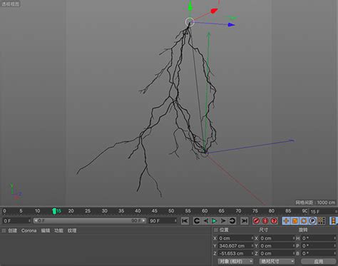 C4D闪电效果预设创意场景3D模型素材 我的学习生活分享 我的学习生活分享