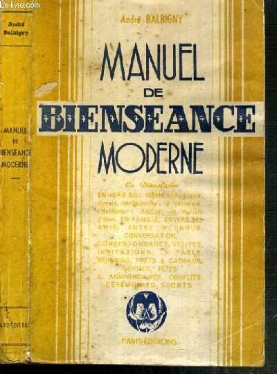 Manuel De Bienseance Moderne La Beinseance Envers Soi Meme Physique