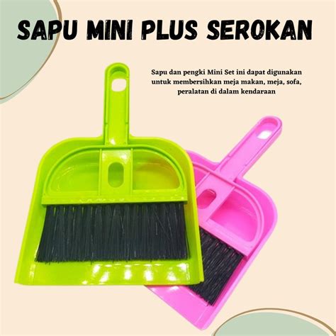 Jual Sapu Mini Plus Serokan Sapu Plus Pengki Set Dustpan Set