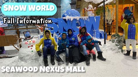 Snow World Mumbai S Largest Snow Park Place To Visit Seawoods