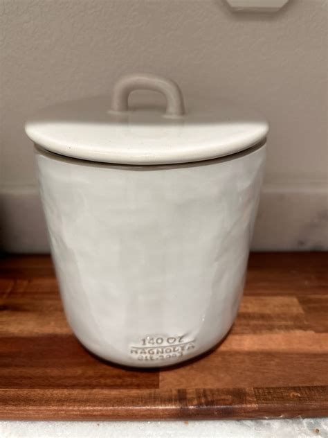 Magnolia Ceramic Kitchen Canisters Mercari