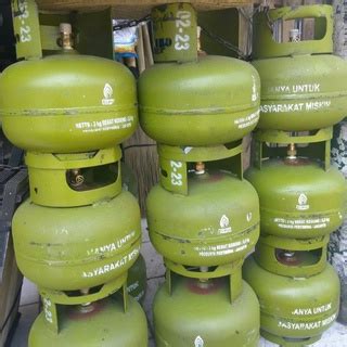 Jual Elpiji Tabung Gas Kosong Kg Lpg Hijau Bekas Shopee Indonesia