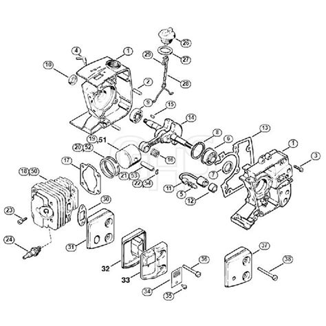 Genuine Stihl 020 1114 A Crankcase Cylinder GHS