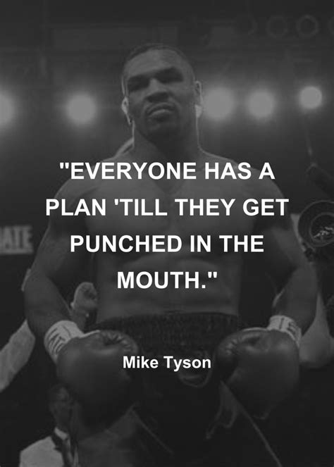 Mike Tyson Wall Art Mike Tyson Quote Iron Mike Tyson Mike Tyson