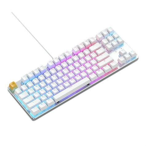 Glorious GMMK Tenkeyless (TKL) RGB Mechanical Keyboard - White