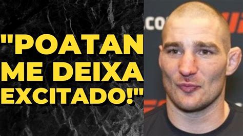 SEAN STRICKLAND ELOGIA ALEX POATAN E FICA ANIMADO LUTA NO UFC YouTube