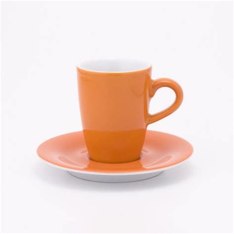 Kahla Pronto Espresso Obertasse Hoch 0 10 L In Sunset Orange