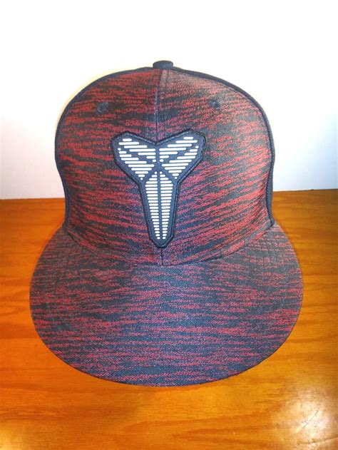 Nike True Black Mamba Hat Kobe Bryant Black Red Baseb Gem