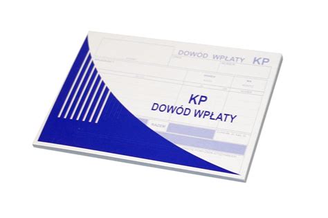 Druk KP Kasa Przyjmie Dowód Wpłaty A6 bloczek 6775467483 oficjalne