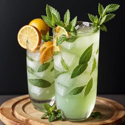 premium ai image mint mojito