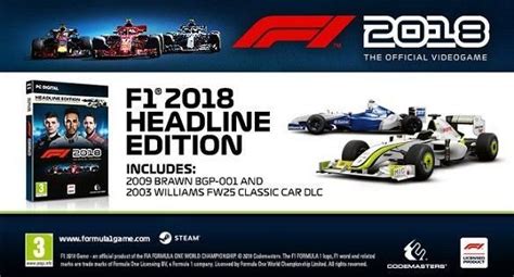 F1 2018 Headline Edition DLC Steam CD Key Buy Cheap On Kinguin Net