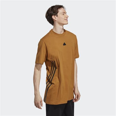 Adidas Future Icons 3 Stripes Tee Brown Adidas Gh